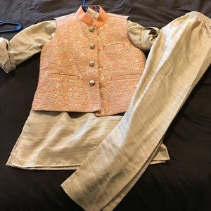 Korma brand boy Nehru style outfit (3 pieces)